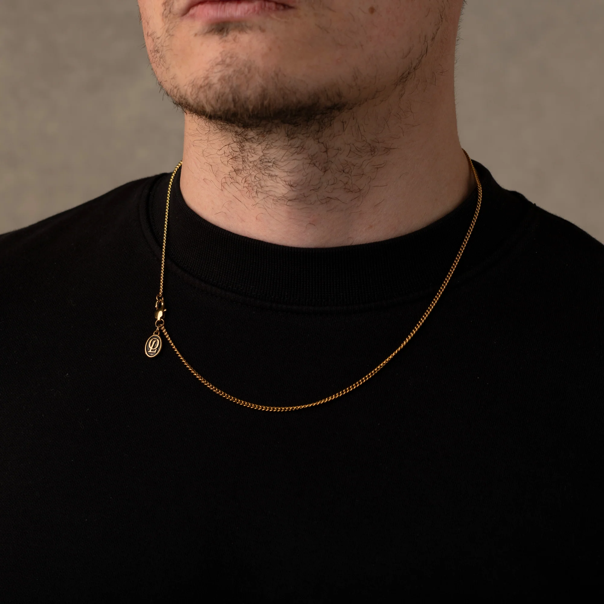 Gold Connell Chain Necklace 2MM - Image 5