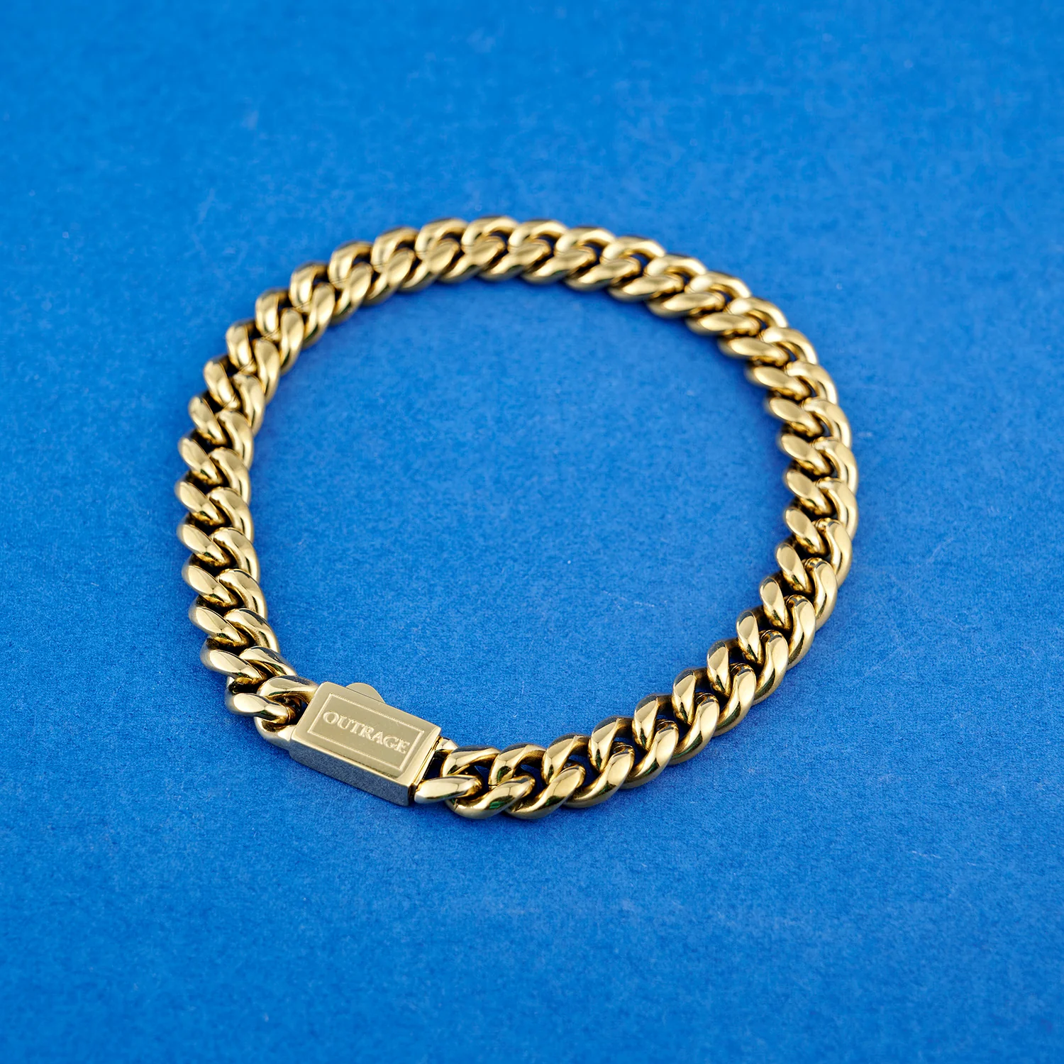 Gold Cuban Bracelet & Chain Set – 8mm - Image 5