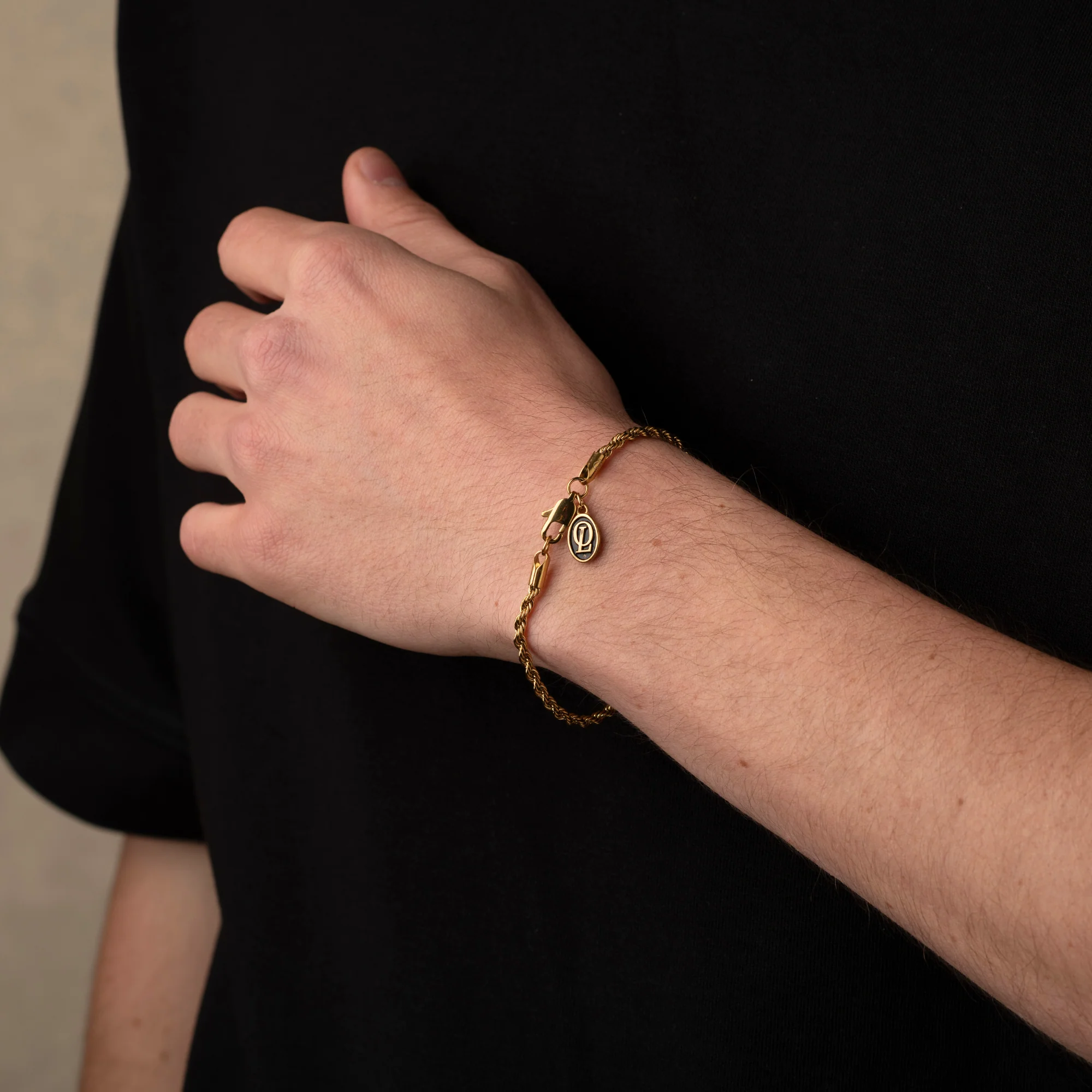 Gold Lapis Necklace, Rope Bracelet & Mayfair Ring - Image 6