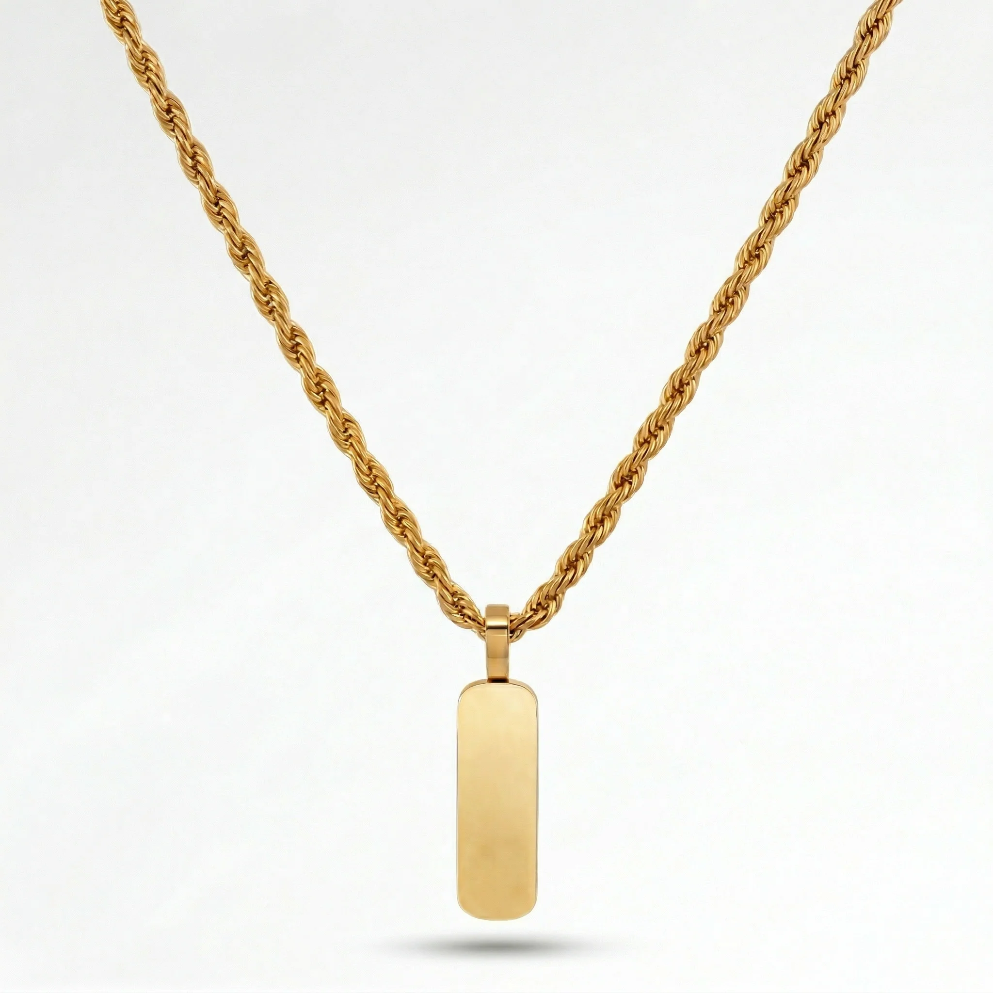 Gold Totem Pendant Necklace