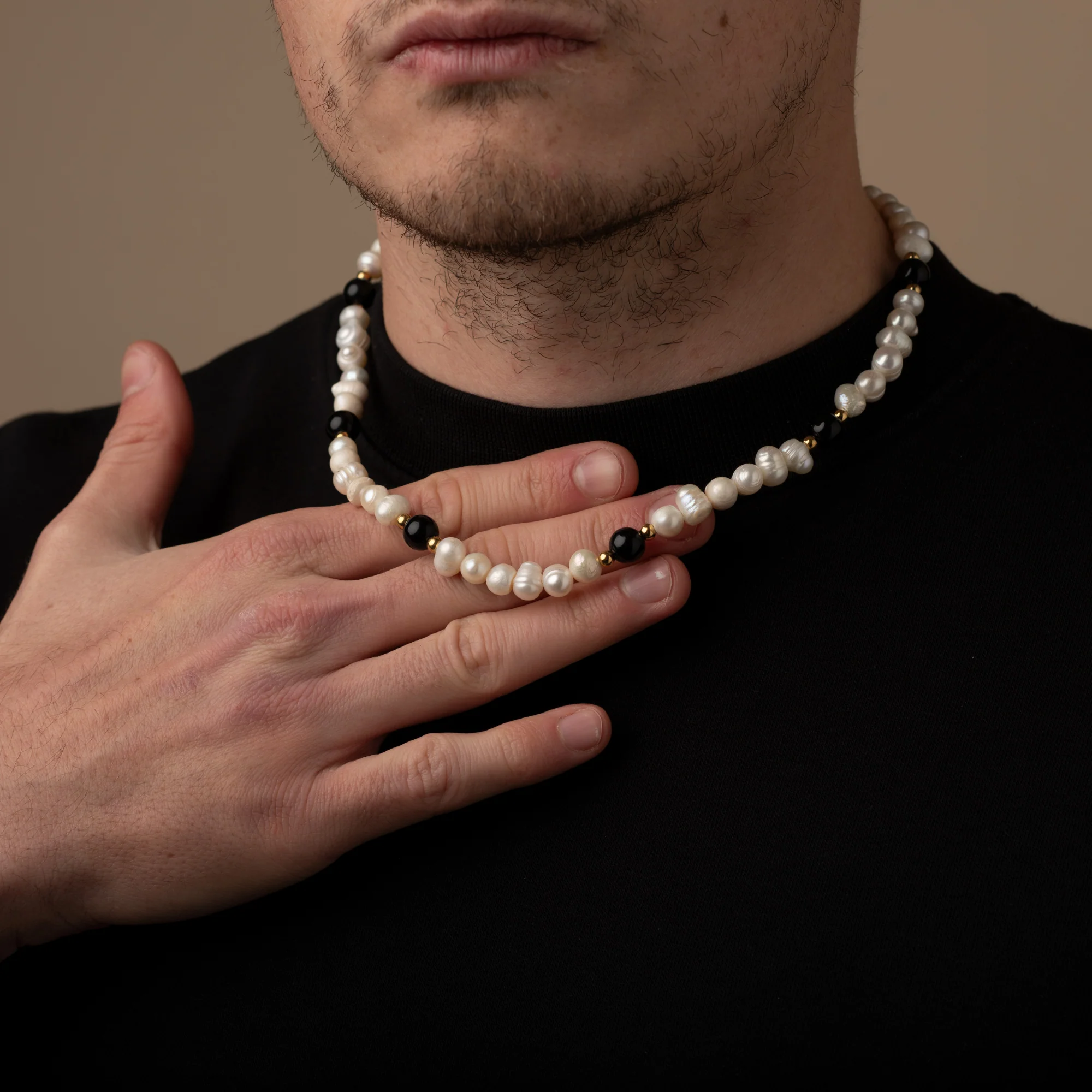 Onyx Black - Genuine Pearls Necklaces - Image 3