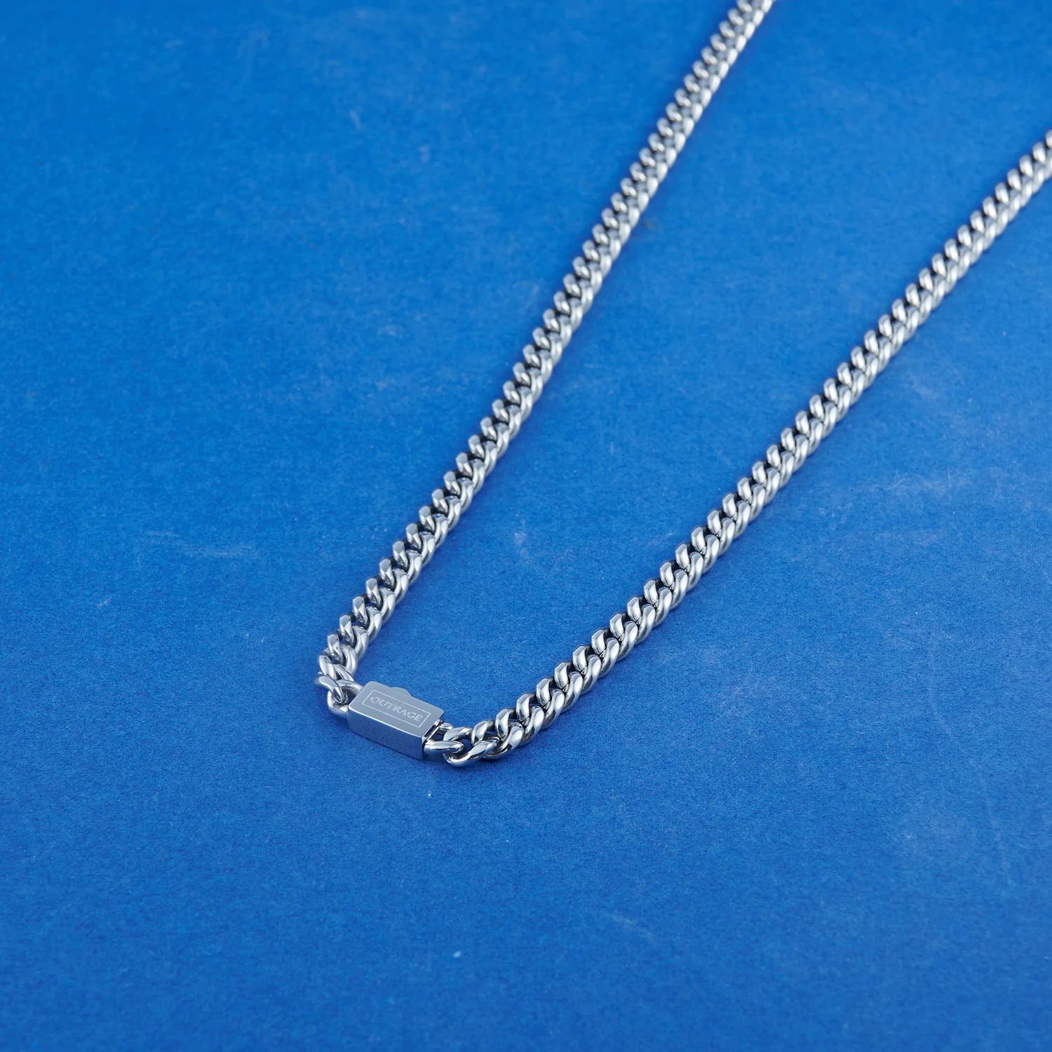 Silver Cuban Bracelet & Chain Set – 5mm - Image 3