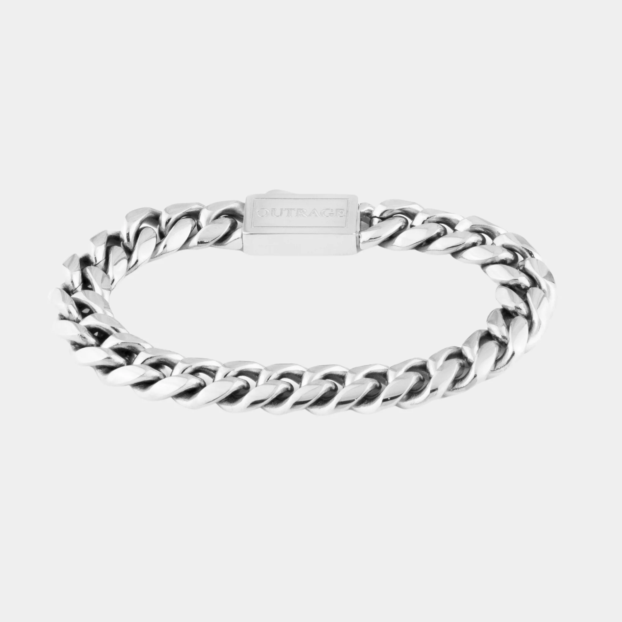Silver Cuban Chain Bracelet 8MM - Image 2
