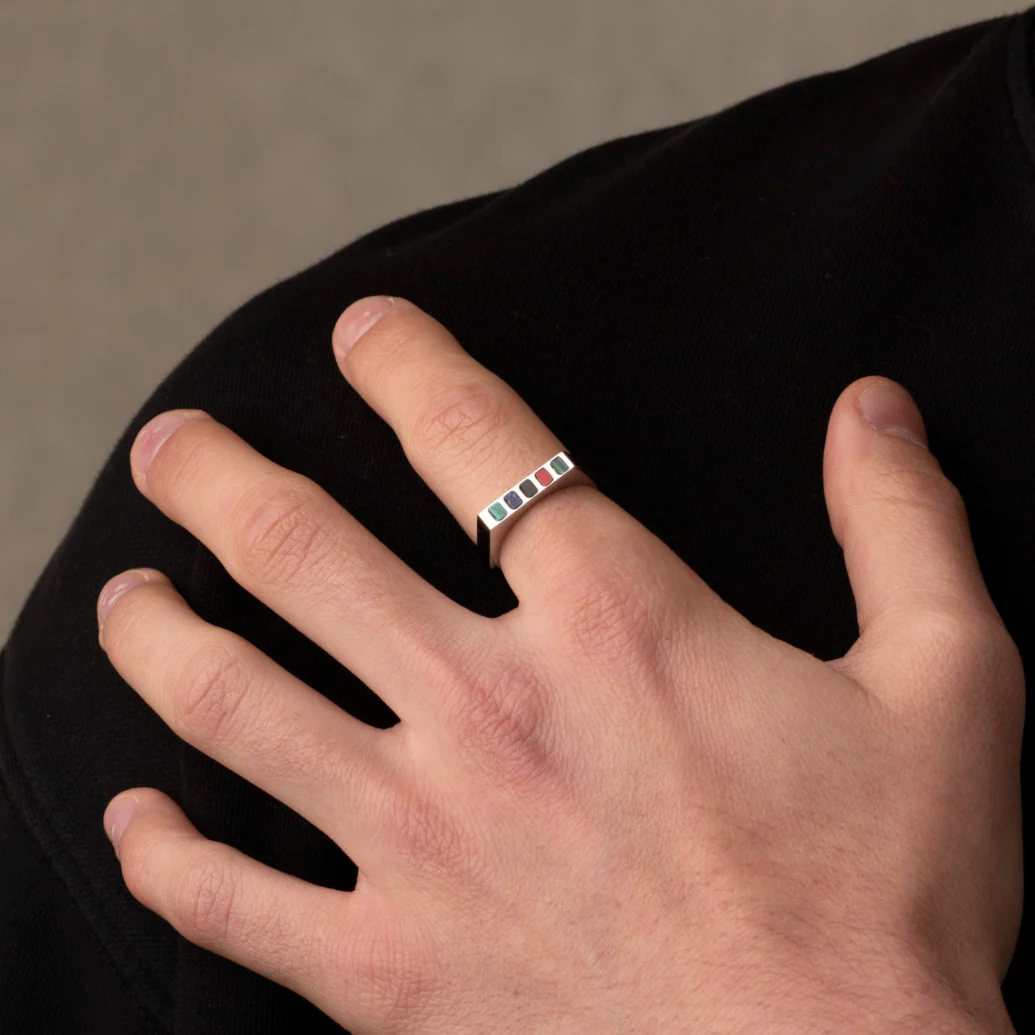 Silver Mayfair Signet Ring - Image 5