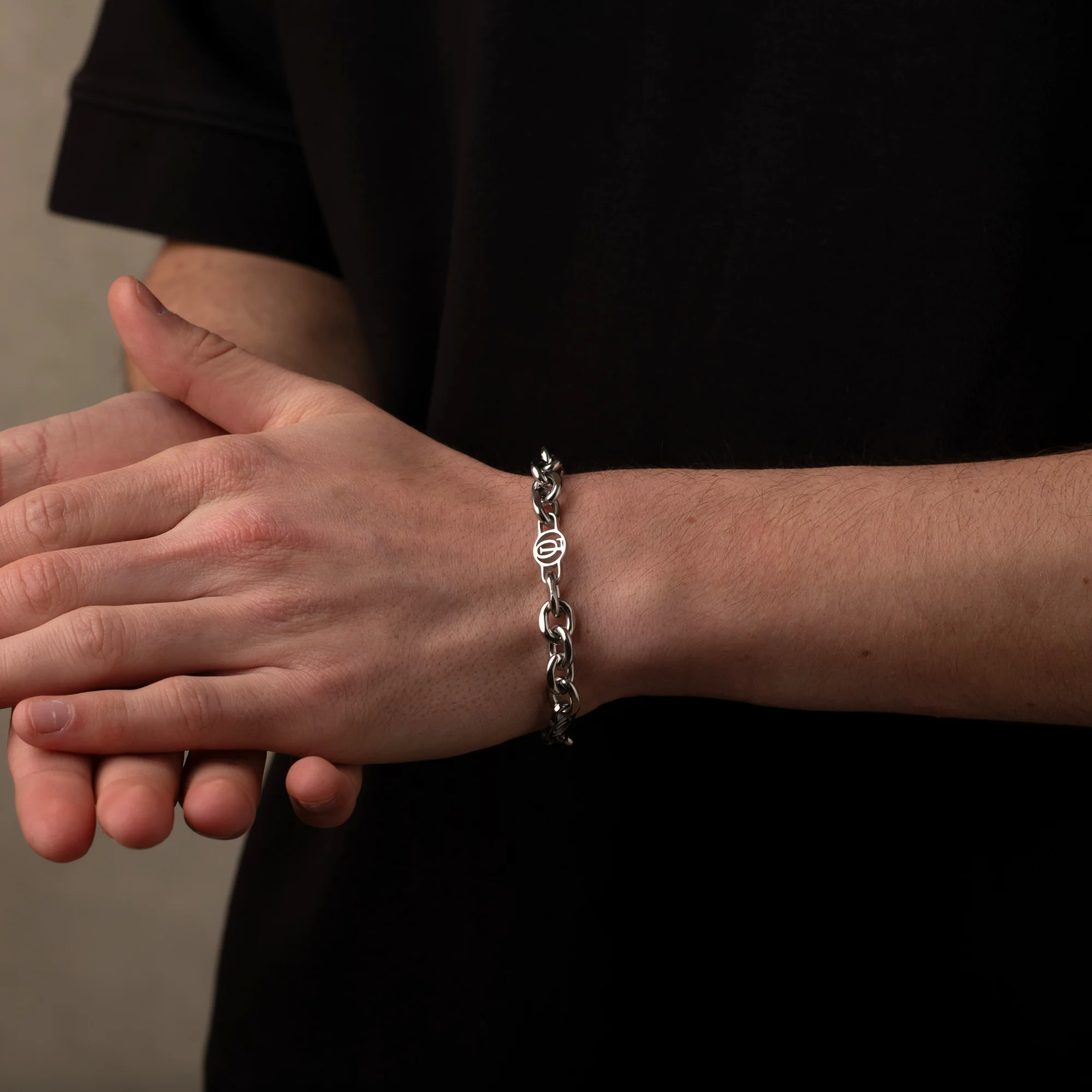 Silver Outrage London Link Bracelet - Image 3