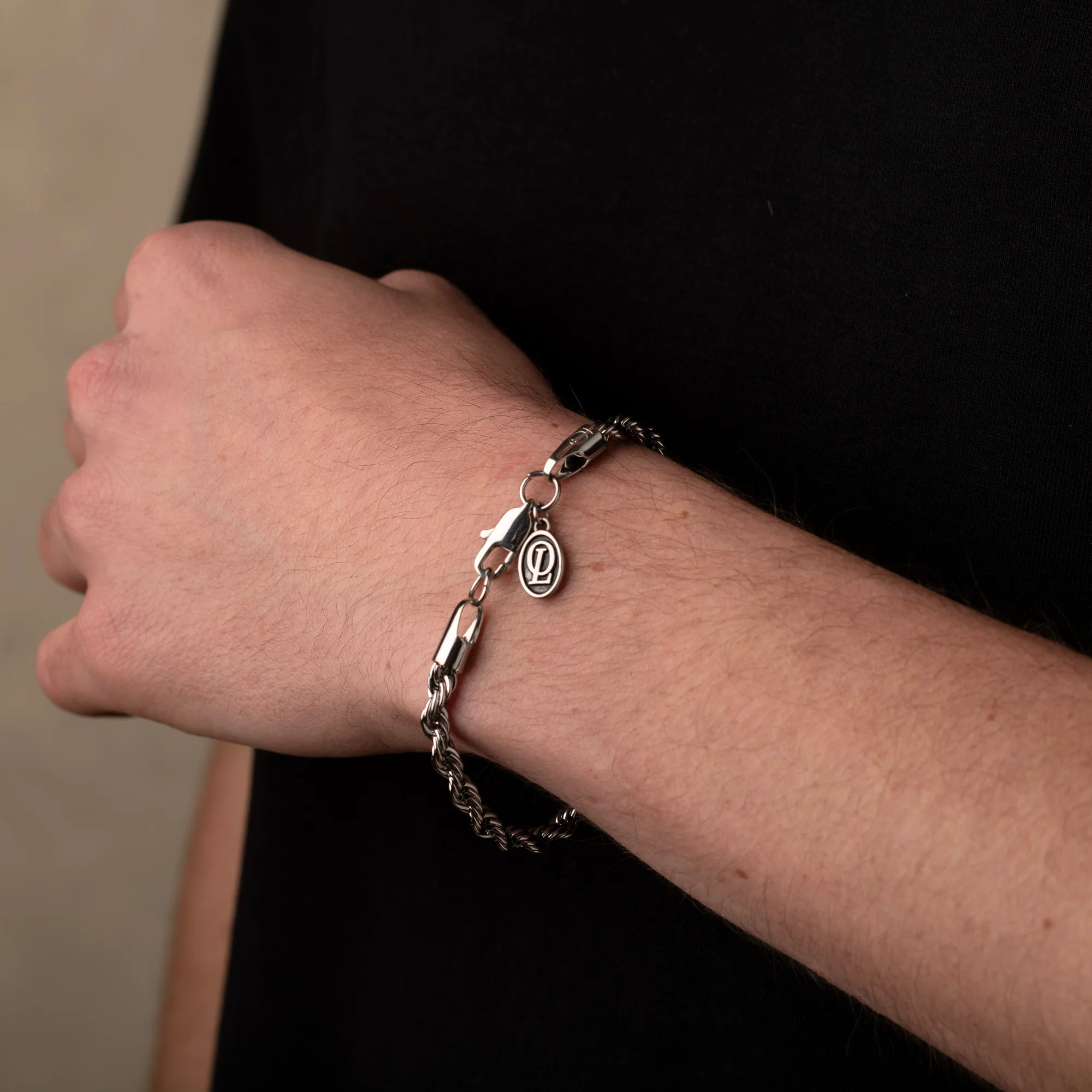 Silver Rope Chain Bracelet 5MM - Image 5
