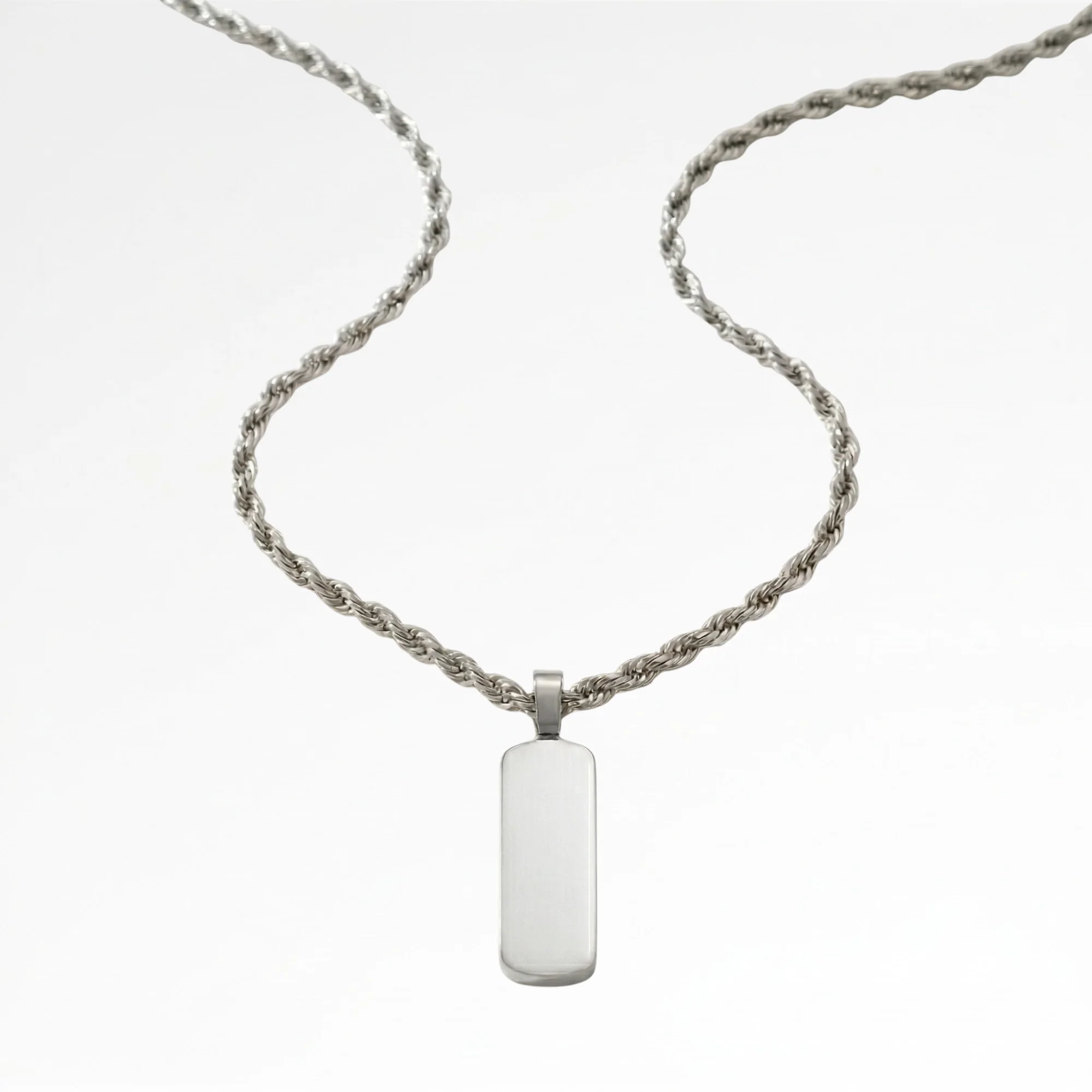 Silver Totem Pendant Necklace - Image 2