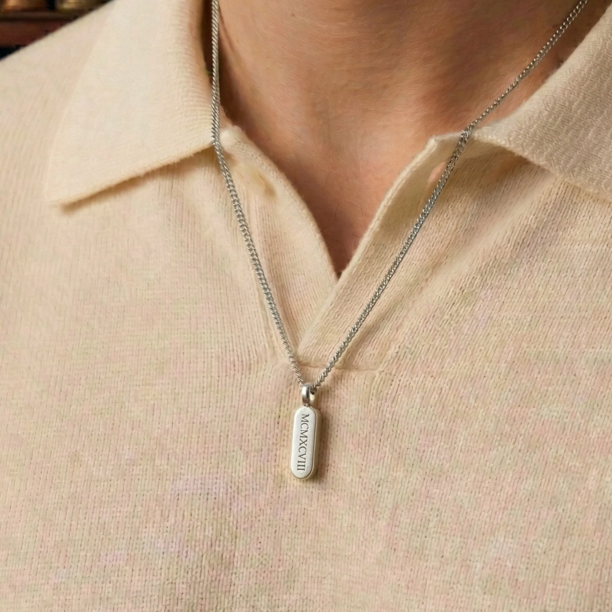 Silver Totem Pendant Necklace - Image 7